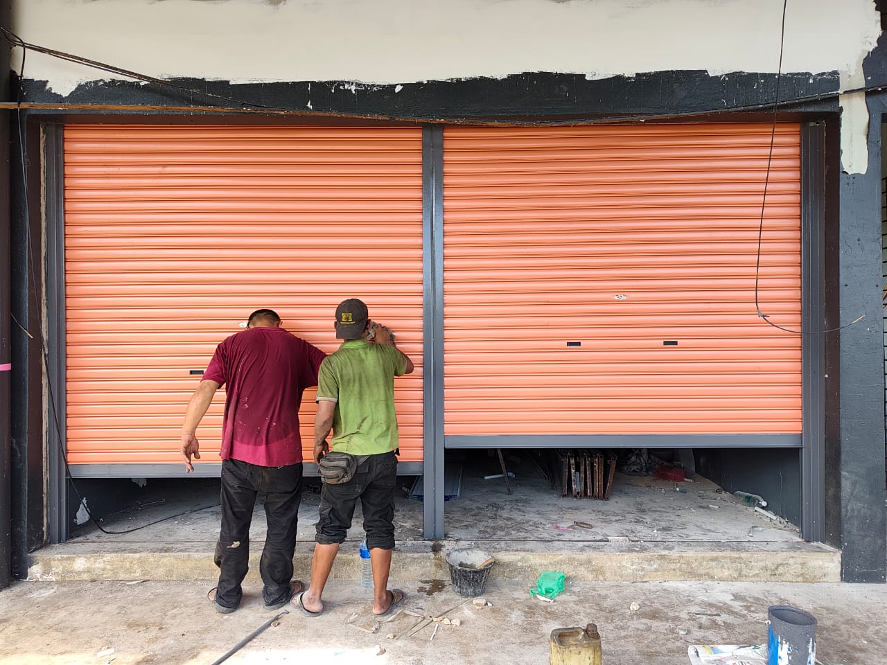 Renovation work at the developing AFIS Kuala Ketil branch